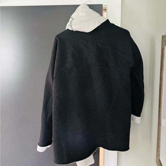 Anthropologie Sanctuary Unstructured Gray Sweatshirt Jacket - Picture 4 of 4